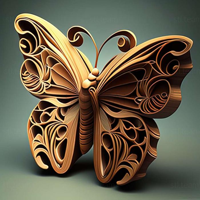 3D model Butterfly (STL)